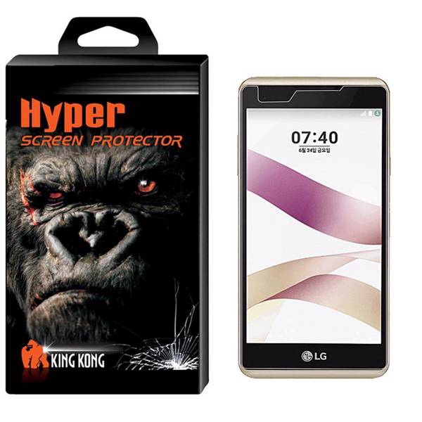 Hyper Protector King Kong Glass Screen Protector For LG X Skin، محافظ صفحه نمایش شیشه ای کینگ کونگ مدل Hyper Protector مناسب برای گوشی ال جی X Skin