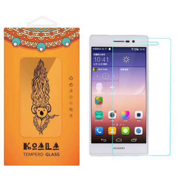KOALA Tempered Glass Screen Protector For Huawei Ascend P7، محافظ صفحه نمایش شیشه ای کوالا مدل Tempered مناسب برای گوشی موبایل هوآوی Ascend P7