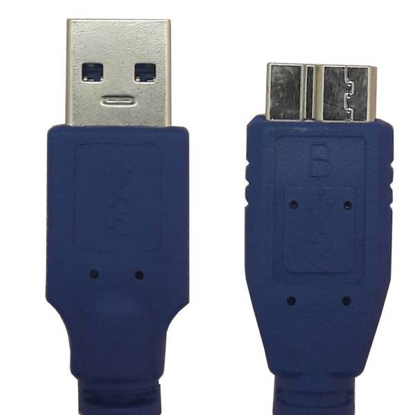 USB 3.0 To micro-B Cable 1.5m، کابل تبدیل USB 3.0 به micro-B مدل پی نت به طول 1.5 متر