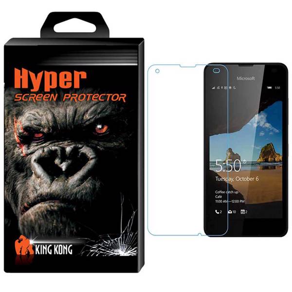 Hyper Protector King Kong Glass Screen Protector For Microsoft Lumia 550، محافظ صفحه نمایش شیشه ای کینگ کونگ مدل Hyper Protector مناسب برای گوشی Microsoft Lumia 550
