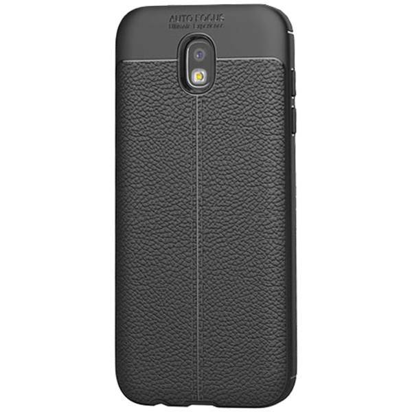 TPU Leather Design Cover For Samsung J7 Pro، کاور ژله ای طرح چرم مناسب برای گوشی موبایل سامسونگ J7 Pro