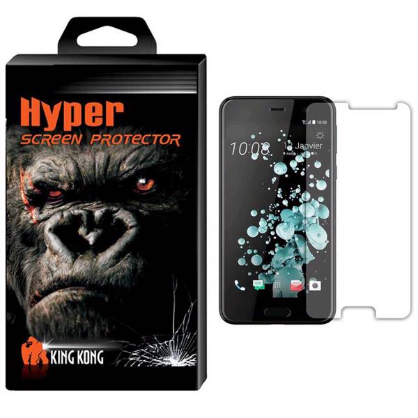 Hyper Protector King Kong Glass Screen Protector For HTC U Play، محافظ صفحه نمایش شیشه ای کینگ کونگ مدل Hyper Protector مناسب برای گوشی HTC U Play