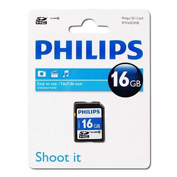 Philips SD Card 16GB Class 10 FM16SD45B، کارت حافظه فیلیپس SD Card 16GB Class 10 FM16SD45B