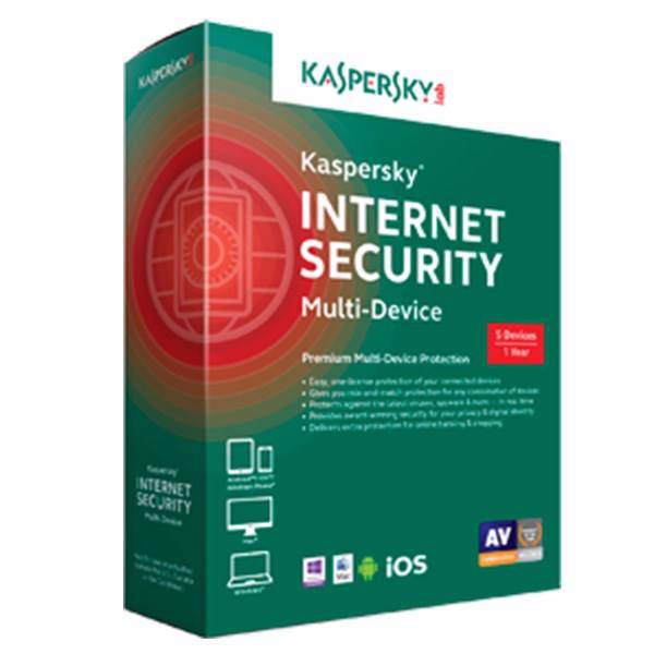Kaspersky Internet Security 2015 1+1 Device 1 Year، نرم‌افزار کسپرسکی مدل اینترنت سکیوریتی 2015 یک ساله با لایسنس یک کاربره
