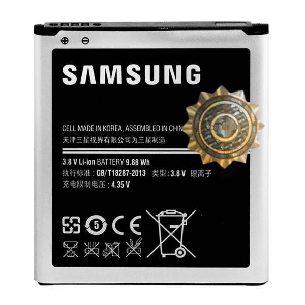 Samsung EB-B220AC 2600mAh Mobile Phone Battery For Samsung Galaxy Grand 2، باتری موبایل سامسونگ مدل EB-B220AC با ظرفیت 2600mAh مناسب برای گوشی موبایل سامسونگ Galaxy Grand 2