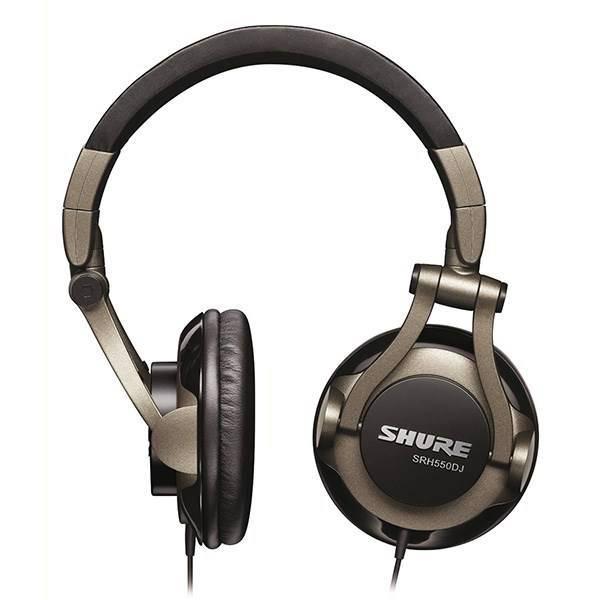 Shure SRH550DJ Professional Quality DJ Headphones، هدفون DJ حرفه‌ای شور مدل SRH550DJ