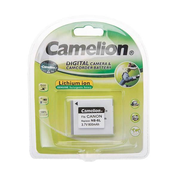 Camelion Lithium ion Battery For Canon NB-6L، باتری کملیون برای دوربین فیلمبرداری کانن به جای باتری های NB-6L