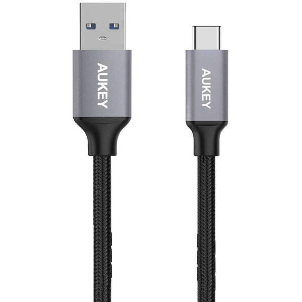 Aukey CB-CD3 USB 3.0 To USB-C Cable 2m، کابل تبدیل USB 3.0 به USB-C آکی مدل CB-CD3 طول 2 متر