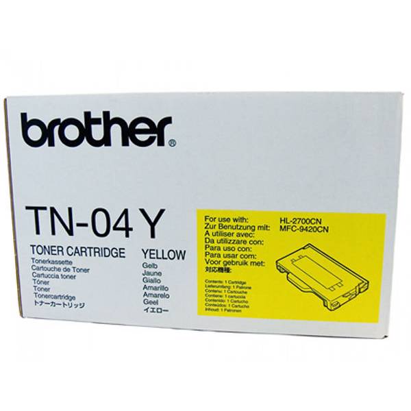 Brother TN-04Y Yellow Toner، تونر زرد برادر مدل TN-04Y