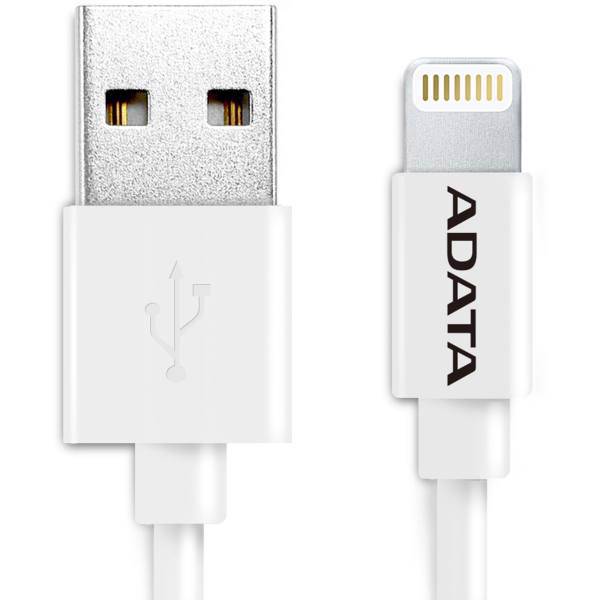 Adata Sync And Charge USB To Lightning Cable 1m، کابل تبدیل USB به لایتنینگ ای دیتا مدل Sync And Charge طول 1 متر