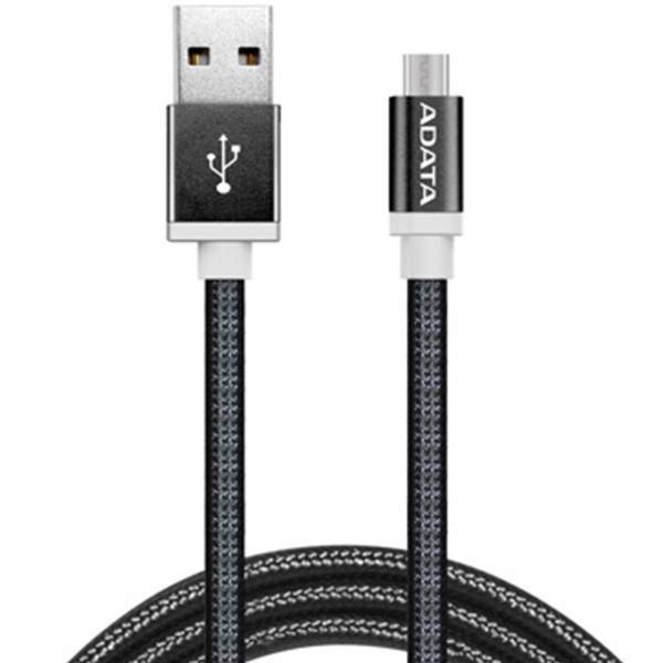 ADATA Reversible Aluminum USB To microUSB Cable 1m، کابل تبدیل USB به microUSB ای دیتا مدل Reversible Aluminum به طول 1 متر