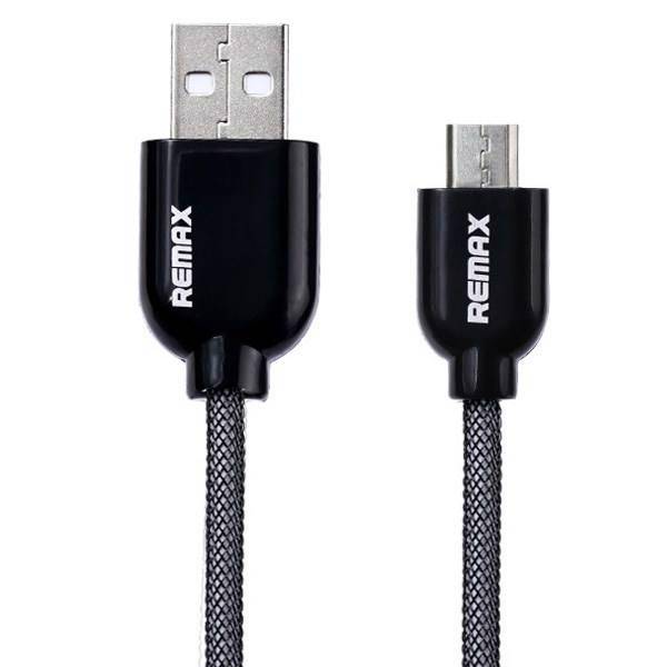 Remax Quick Charge And Data USB To microUSB Cable 1m، کابل تبدیل USB به microUSB ریمکس مدل Quick Charge And Data طول 1 متر