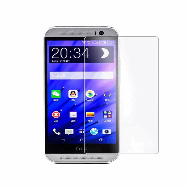 9h tempered glass screen protector for HTC One M8، محافظ صفحه نمایش شیشه ای 9H مناسب برای گوشی موبایل اچ تی سی One M8