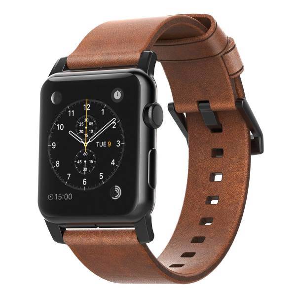 Leather Strap Modern for Apple Watch 42mm، بند چرمی نومد مدل Modern مناسب برای اپل واچ 42 میلی متری