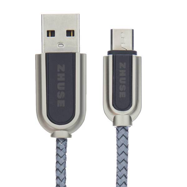Zhuse ZS-DC-030V USB to microUSB Cable 1m، کابل تبدیل USB به microUSB ژوس مدل ZS-DC-030V طول 1 متر