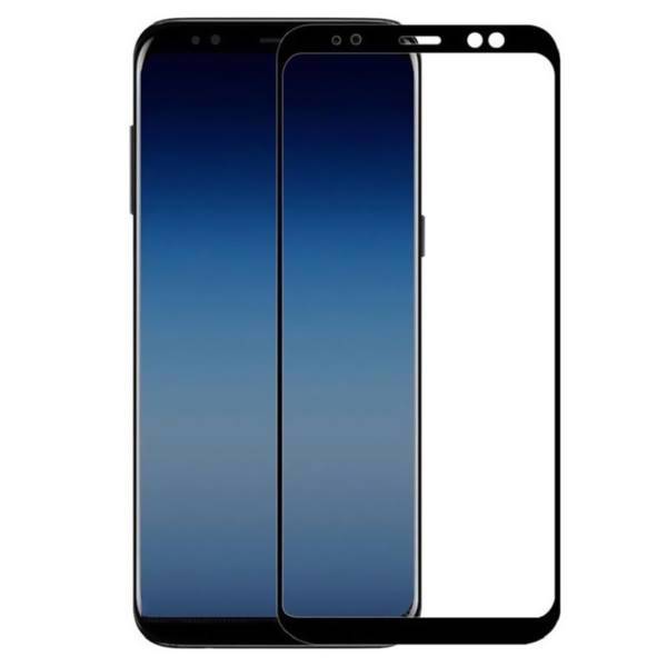 Tempered Full Cover Glass Screen Protector For Samsung Galaxy A8 Plus 2018، محافظ صفحه نمایش تمپرد مدل Full Cover مناسب برای گوشی موبایل سامسونگ Galaxy A8 Plus 2018