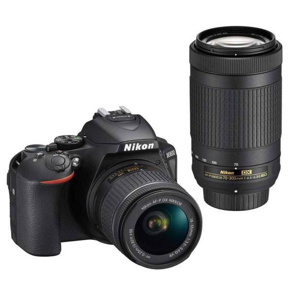 Nikon D5600 kit 18-55 mm And 70-300 mm f/4.5-6.3G AF-P Digital Camera، دوربین دیجیتال نیکون مدل D5600 به همراه لنز 18-55 و 70-300 میلی متر f/4.5-6.3G AF-P