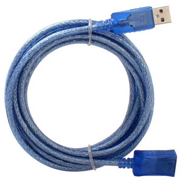Dtech DT-CU0107 USB 2.0 Extension Cable 5M، کابل افزایش طول USB دیتک مدل DT-CU0107 به طول 5 متر