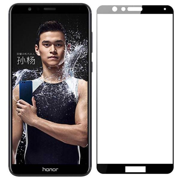 Tempered Full Cover Glass Screen Protector For Huawei Honor 7X، محافظ صفحه نمایش تمپرد مدل Full Cover مناسب برای گوشی موبایل هواوی Honor 7X