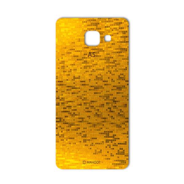 MAHOOT Gold-pixel Special Sticker for Samsung A5 2016، برچسب تزئینی ماهوت مدل Gold-pixel Special مناسب برای گوشی Samsung A5 2016