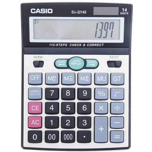 CASIO DJ-2214S Calculator، ماشین حساب کاسیو مدل DJ-2214S