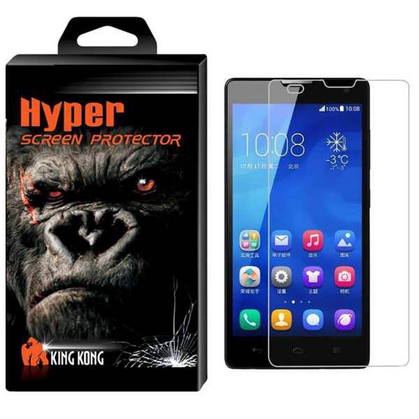 Hyper Protector King Kong Glass Screen Protector For Huawei 3C، محافظ صفحه نمایش شیشه ای کینگ کونگ مدل Hyper Protector مناسب برای گوشی هواوی 3C