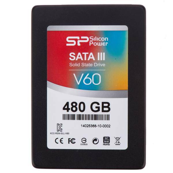 Silicon Power V60 SSD Drive - 480GB، حافظه اس‌اس‌دی Silicon Power مدل V60 ظرفیت 480 گیگابایت