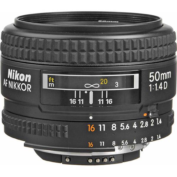 Nikon 50mm f/1.4D Lens، لنز نیکون مدل 50mm f/1.4D