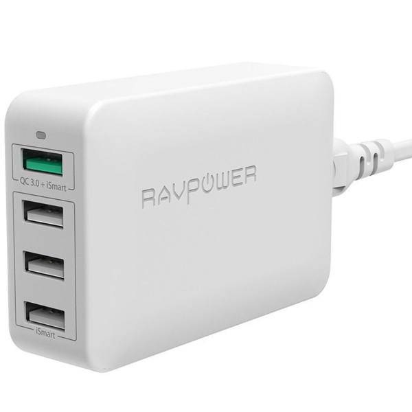 RAVPower RP-PC024 Quick Charge 3.0 Desktop Charger، شارژ رومیزی راو پاور مدل RP-PC024