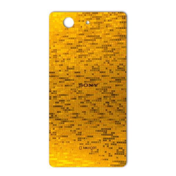 MAHOOT Gold-pixel Special Sticker for Sony Xperia Z3 Compact، برچسب تزئینی ماهوت مدل Gold-pixel Special مناسب برای گوشی Sony Xperia Z3 Compact