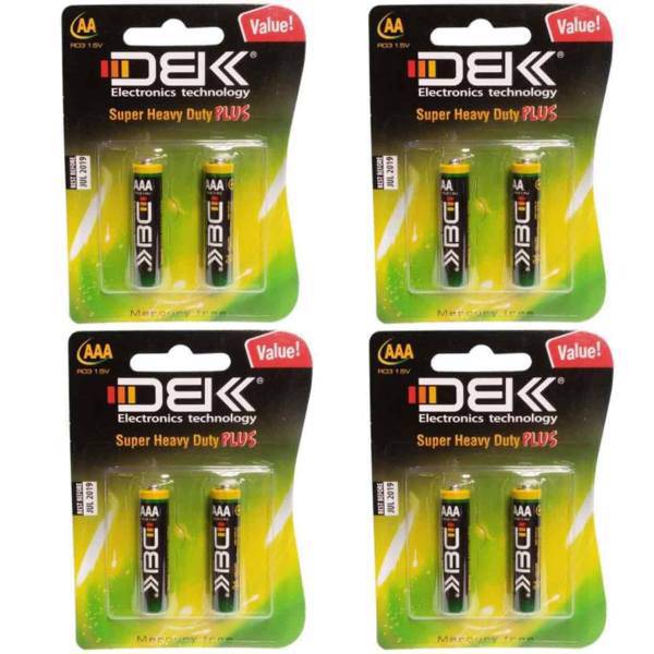 DBK Super Heavy Duty Plus AA And AAA Battery Pack Of 8، باتری قلمی و نیم قلمی DBK مدل Super Heavy Duty Plus بسته 8 عددی
