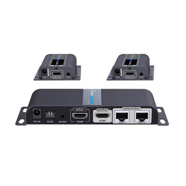 Lenkeng LKV718PRO 1 to 2 HDMI Extender And Splitter، توسعه دهنده و تکرارکننده 1به 2 HDMI لنکنگ مدل LKV712PRO