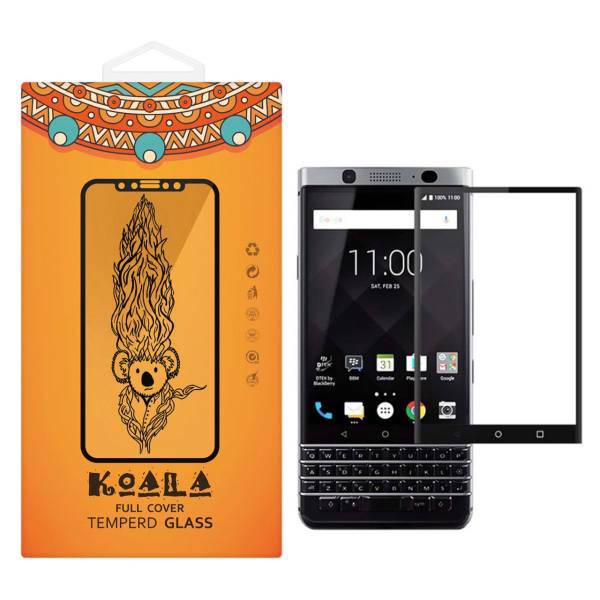 KOALA Full Cover Glass Screen Protector For Blackberry Keyone، محافظ صفحه نمایش شیشه ای کوالا مدل Full Cover مناسب برای گوشی موبایل بلک بری Keyone