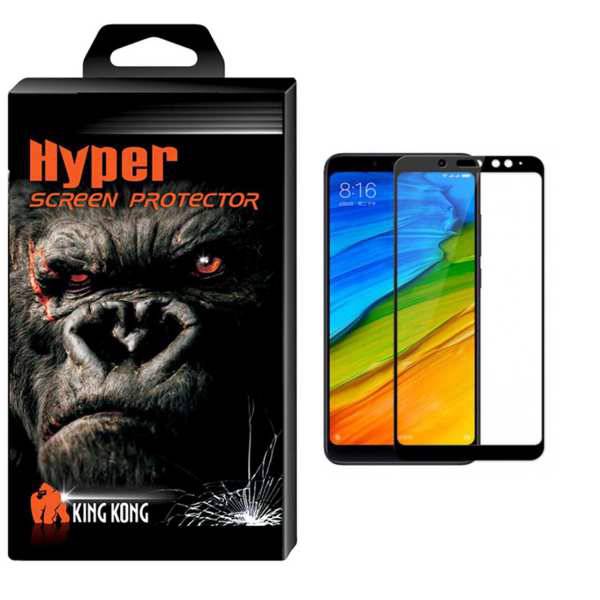 Hyper Fullcover King Kong Screen Protector Glass For Xiaomi Redmi Note 5 Pro، محافظ صفحه نمایش شیشه ای کینگ کونگ مدل Hyper Fullcover مناسب برای شیاومی Redmi Note 5 Pro