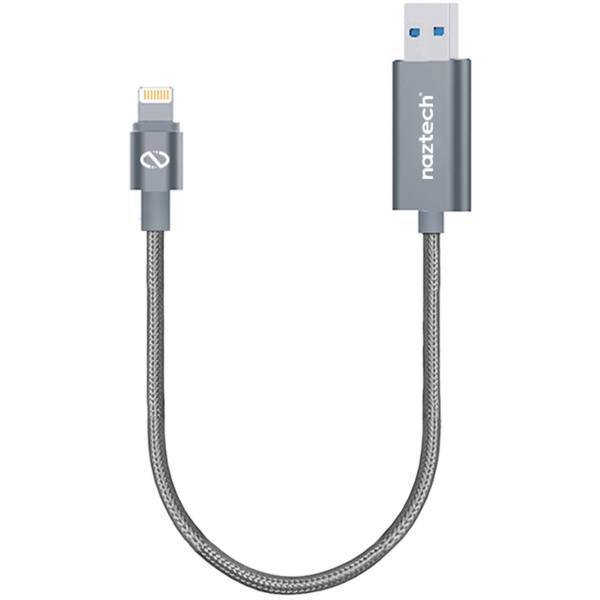 Naztech Luv Share Flash Memory With Lightning Cable - 128GB، فلش مموری نزتک مدل Luv Share همراه با کابل تبدیل USB به لایتنینگ ظرفیت 128 گیگابایت
