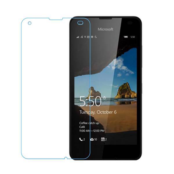 Tempered Glass Screen Protector For Microsoft Lumia 550، محافظ صفحه نمایش شیشه ای تمپرد مناسب برای گوشی موبایل مایکروسافت Lumia 550