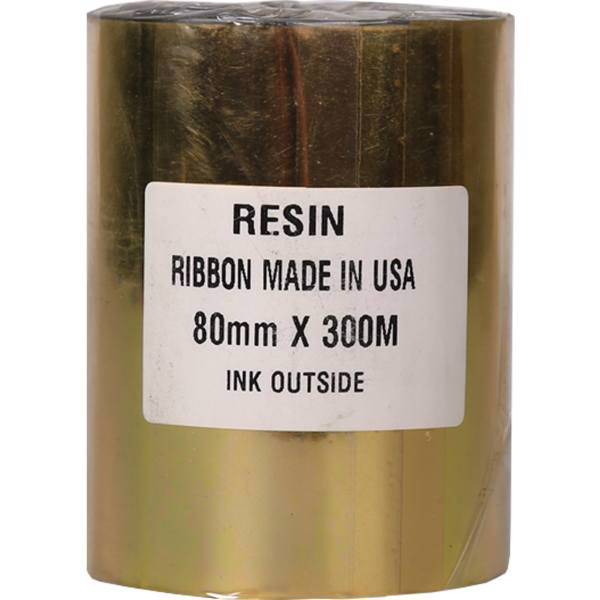 NP Resin 80mm x 300m Label Printer Ribbon، ریبون پرینتر لیبل زن NP مدل Resin 80mm x 300m