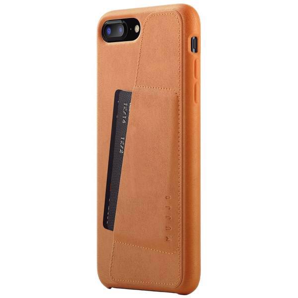 Mujjo Full Leather Wallet Case For iPhone 8 Plus، کاور چرمی موجو مدل Full Leather Wallet مناسب برای آیفون 8 پلاس