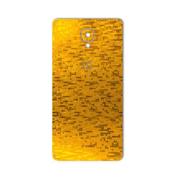 MAHOOT Gold-pixel Special Sticker for OnePlus 3، برچسب تزئینی ماهوت مدل Gold-pixel Special مناسب برای گوشی OnePlus 3