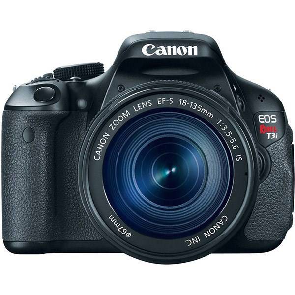 Canon EOS 600D (Kiss X5 - Rebel T3i) Kit EF 18-135 IS، دوربین دیجیتال کانن ای او اس 600 دی (کیس ایکس 5 - ریبل تی 3 آی) با لنز کیت 135-18 آی اس