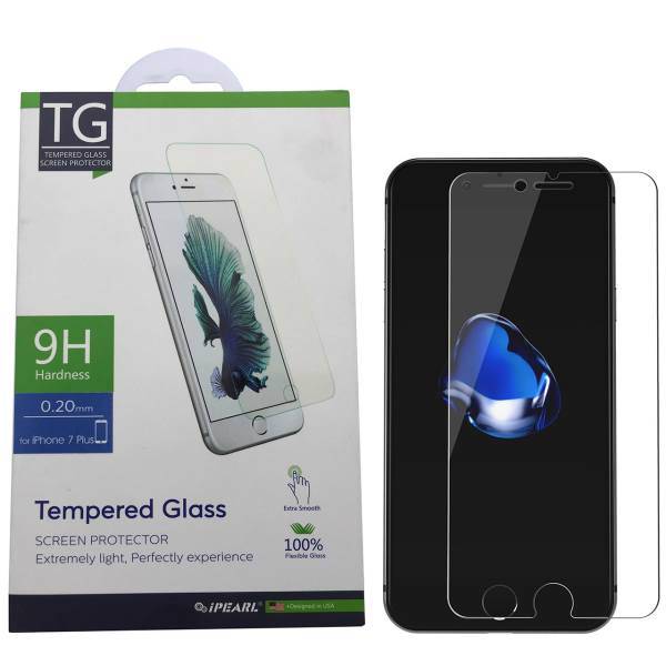 iPearl Tempered Glass For iPhone 7Plus/ 8Plus، محافظ صفحه نمایش آیپرل مناسب برای آیفون 7پلاس و 8 پلاس