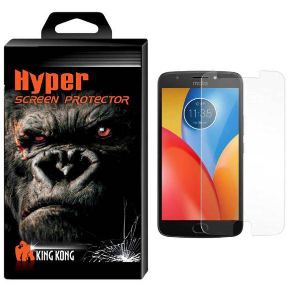 Hyper Protector King Kong Tempered Glass Screen Protector For Motorola E4 Plus، محافظ صفحه نمایش شیشه ای کینگ کونگ مدل Hyper Protector مناسب برای گوشی موتورولا E4 Plus