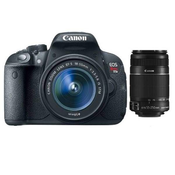 Canon EOS 550D IS (Kiss X4) 18-55 55-250، دوربین دیجیتال کانن ای او اس 550 دی (کیس ایکس 3) کیت دو لنز