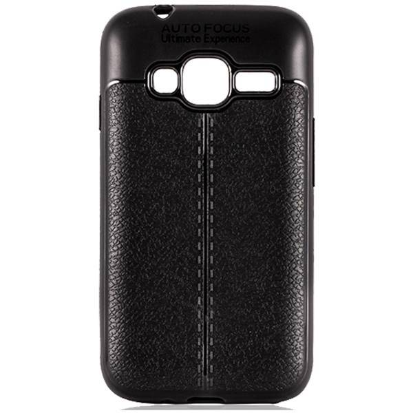 TPU Leather Design Cover For Samsung J1 mini Prime، کاور ژله ای طرح چرم مناسب برای گوشی موبایل سامسونگ J1 mini Prime