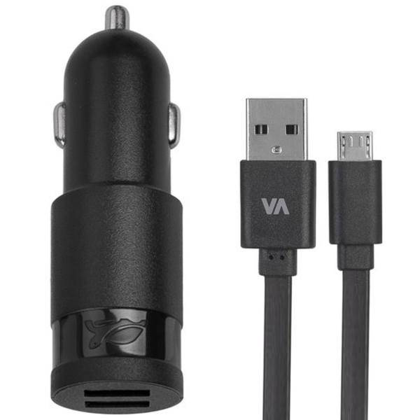 Riva Case Rivapower 4222 Car Charger With microUSB Cable، شارژر فندکی ریوا کیس مدل Rivapower 4222 همراه با کابل microUSB