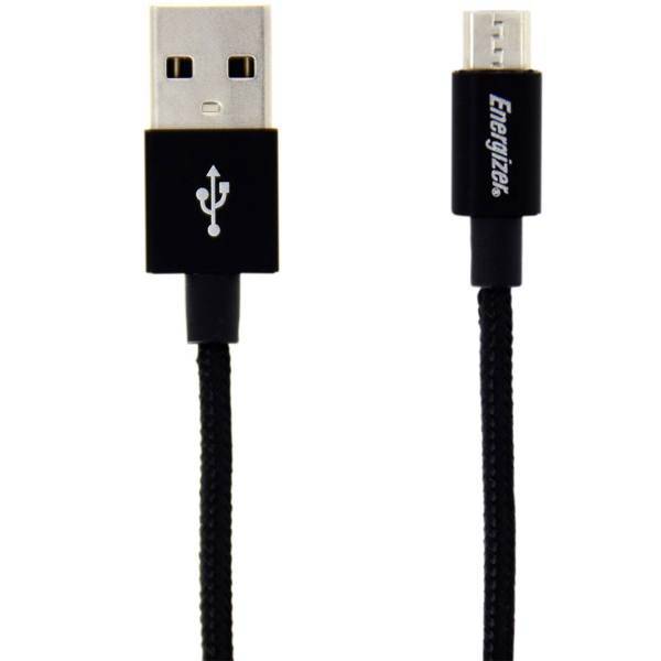 Energizer Metallic 2.4A USB To microUSB Cable 1.2m، کابل تبدیل USB به microUSB انرجایزر مدل Metallic 2.4A طول 1.2 متر