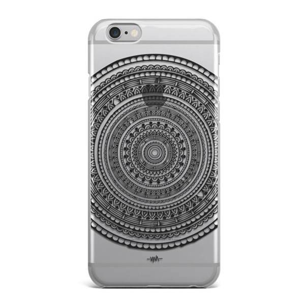 Black Mandala Hard Case Cover For iPhone 6 plus / 6s plus، کاور سخت مدل Black Mandala مناسب برای گوشی موبایل آیفون6plus و 6s plus