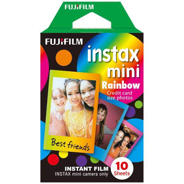 Fujifilm Instax Mini Rainbow Film، فیلم مخصوص دوربین فوجی اینستکس مینی مدل Rainbow