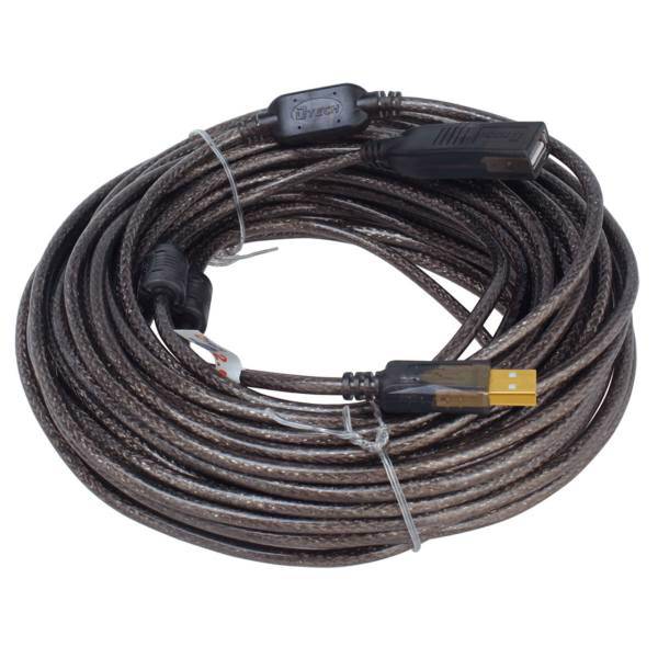 Dtech DT-5039 USB 2.0 Extension Cable 20M، کابل افزایش طول USB دیتک مدل DT-5039 به طول 20 متر