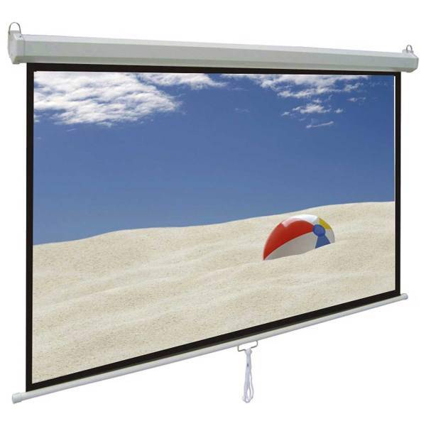 High quality Manual Projector Screen 200x200، پرده نمایش دستی پروژکتور اسکوپ پارچه عالی سایز 200x200